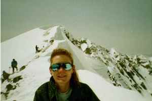 The rim of Mt. St. Helens 20 years after the top and half the mountain blew off.